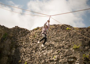 Escalade: Grimpe au château