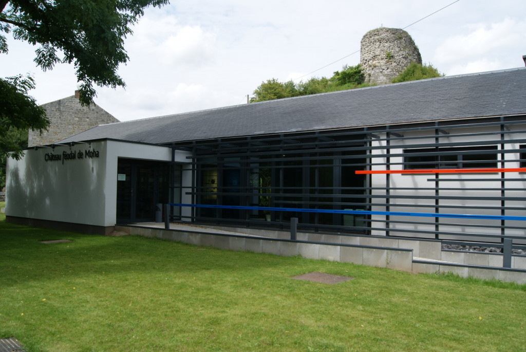 poste d'accueil. Point de départ de la visite du château.